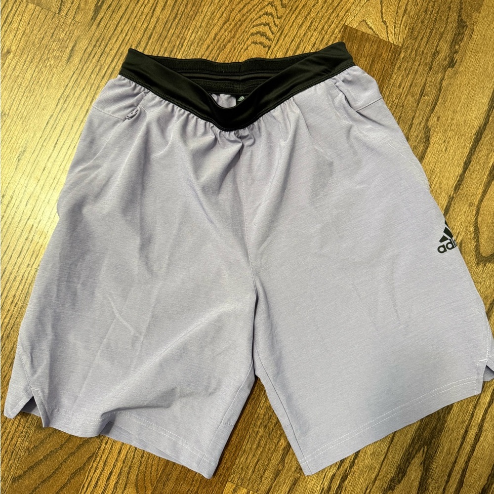 Adidas Men's lavender and Black Shorts